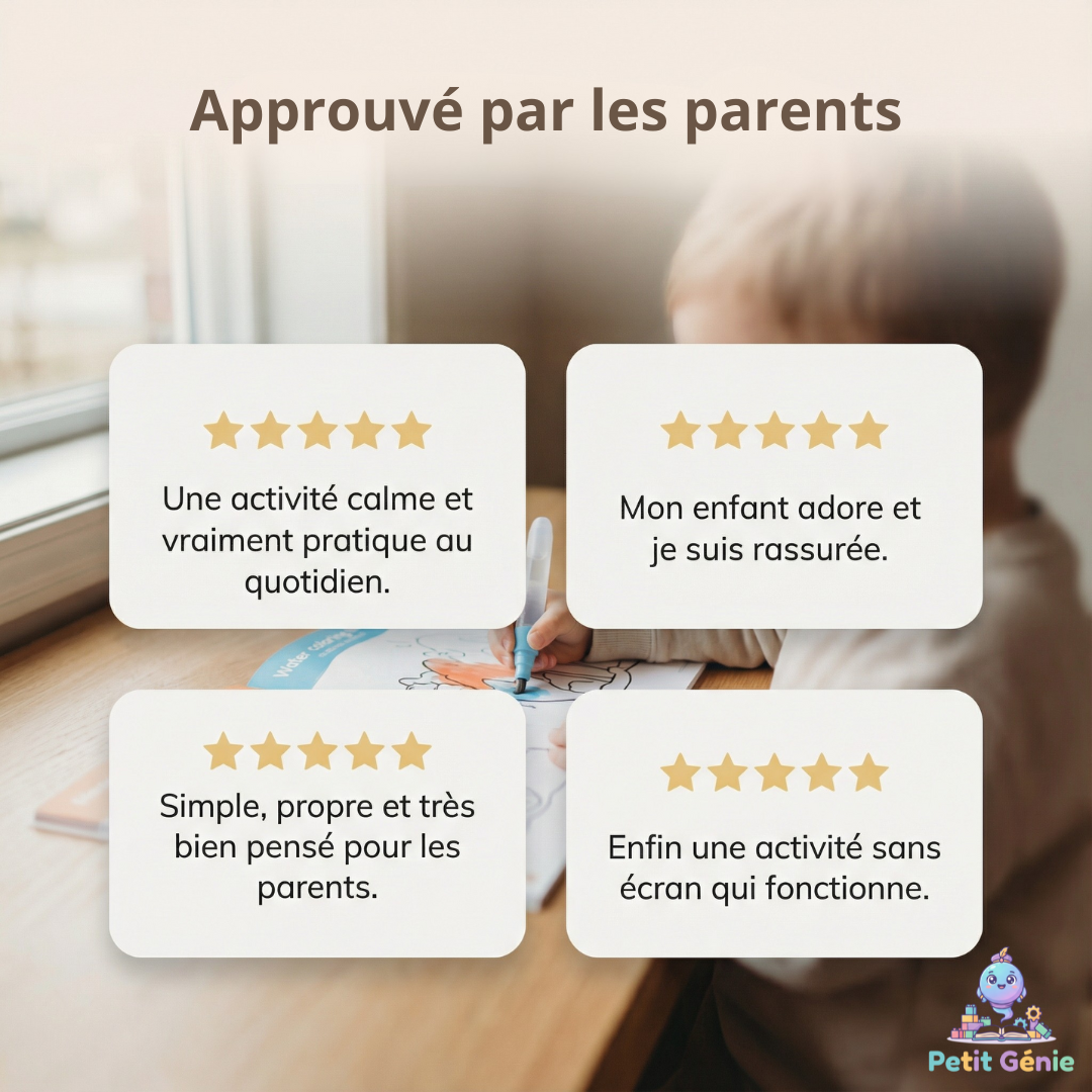 Livre de coloriage magique à l’eau effaçable