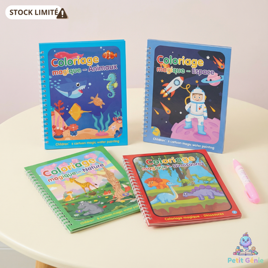 Livre de coloriage magique à l’eau effaçable