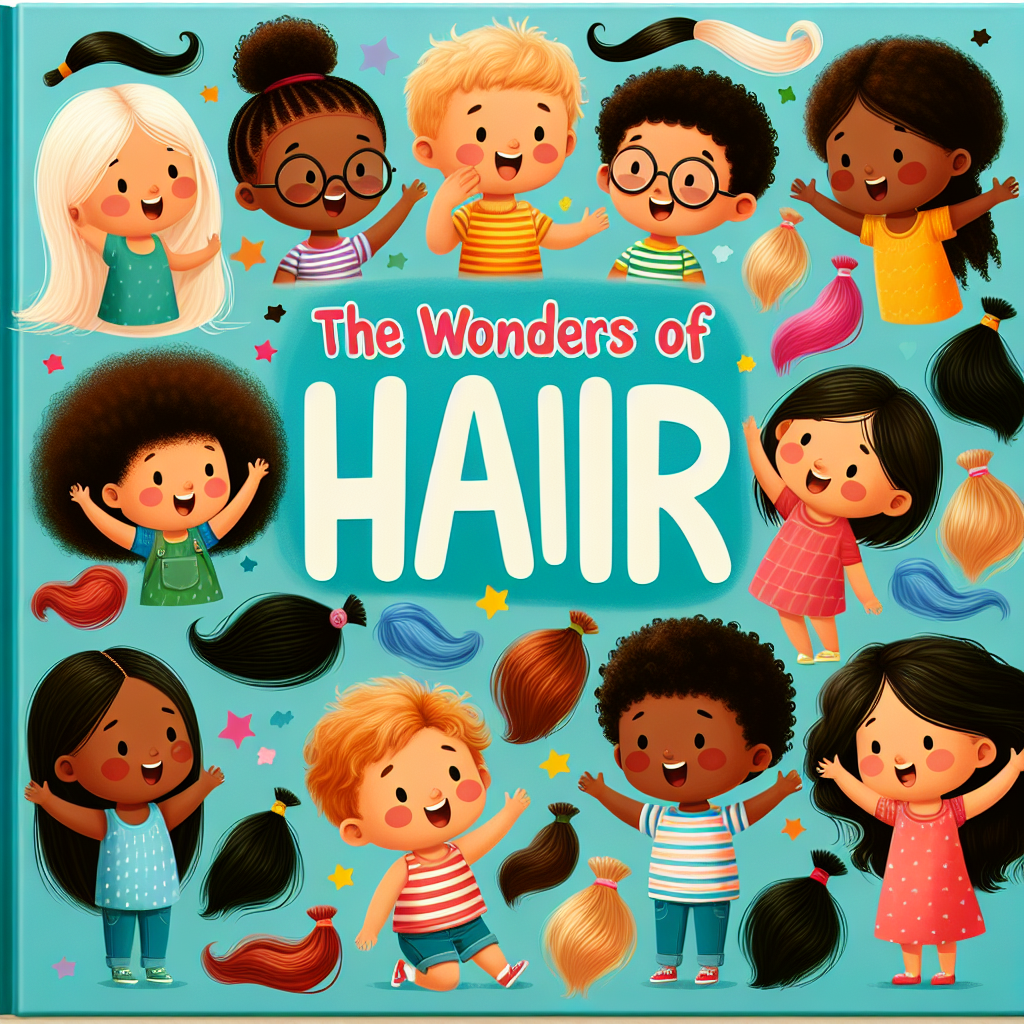 "A fun and colorful photography book for children exploring the wonders of hair and its different textures."