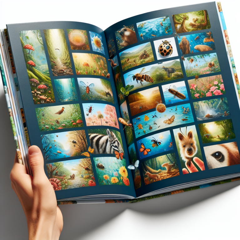 "A stunning photography book for children filled with mesmerizing images of the natural world captured through the lens of curiosity and wonder."