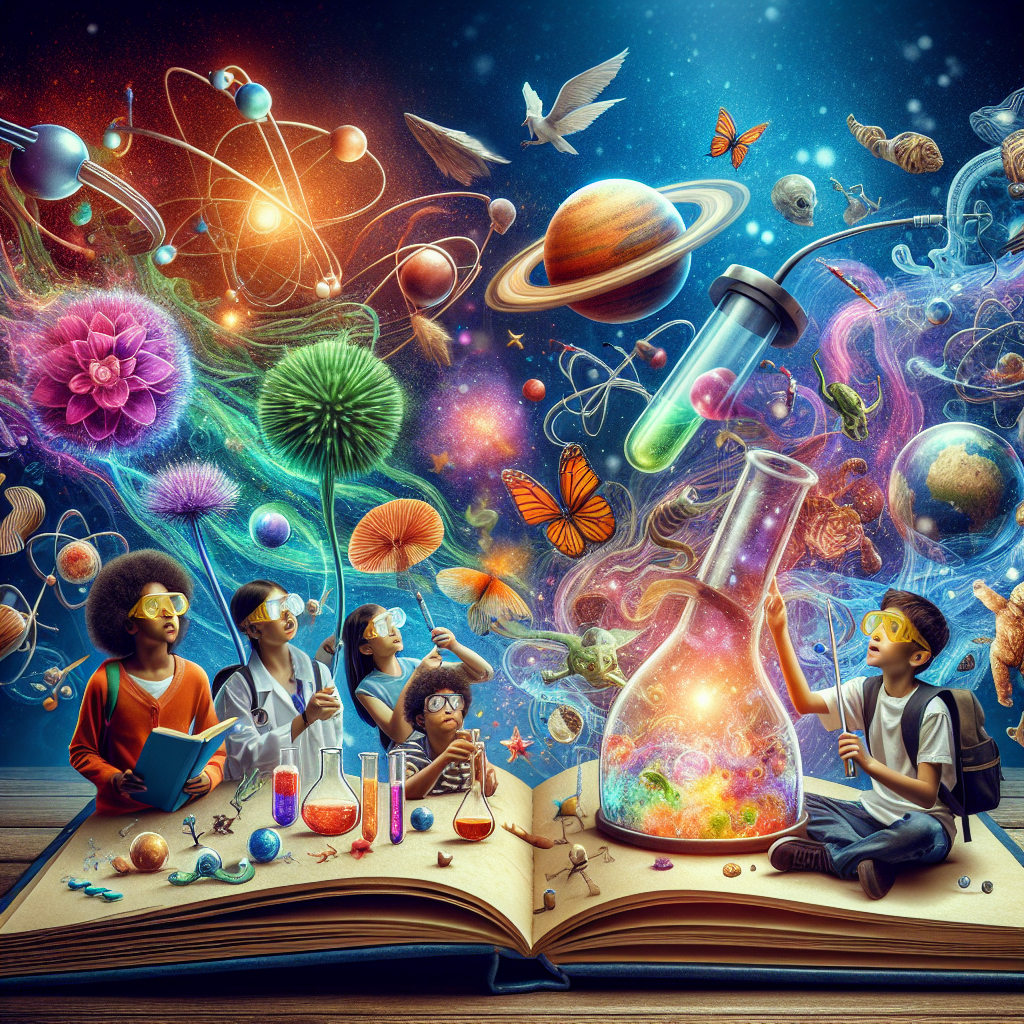 "Capture the magic of science with captivating photographs tailored for children."