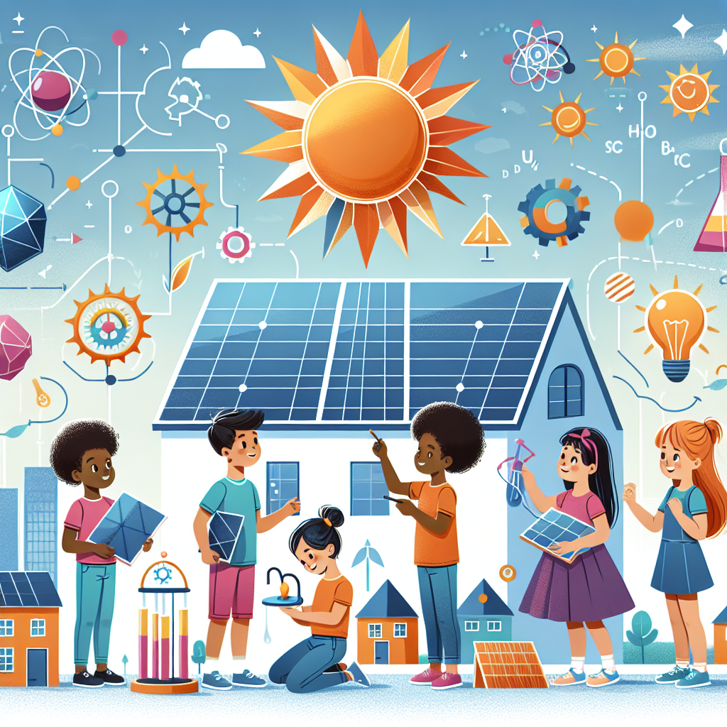 "Capture the fascinating world of solar energy through a captivating photography session designed for children."