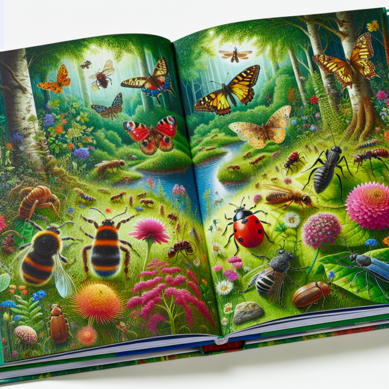 "A captivating photography book for children exploring the wonders of nature and the fascinating world of insects."