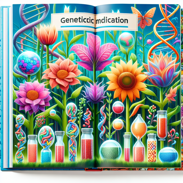 "Capture the fascinating world of genetically modified plants through a colorful and engaging photography book designed for children."