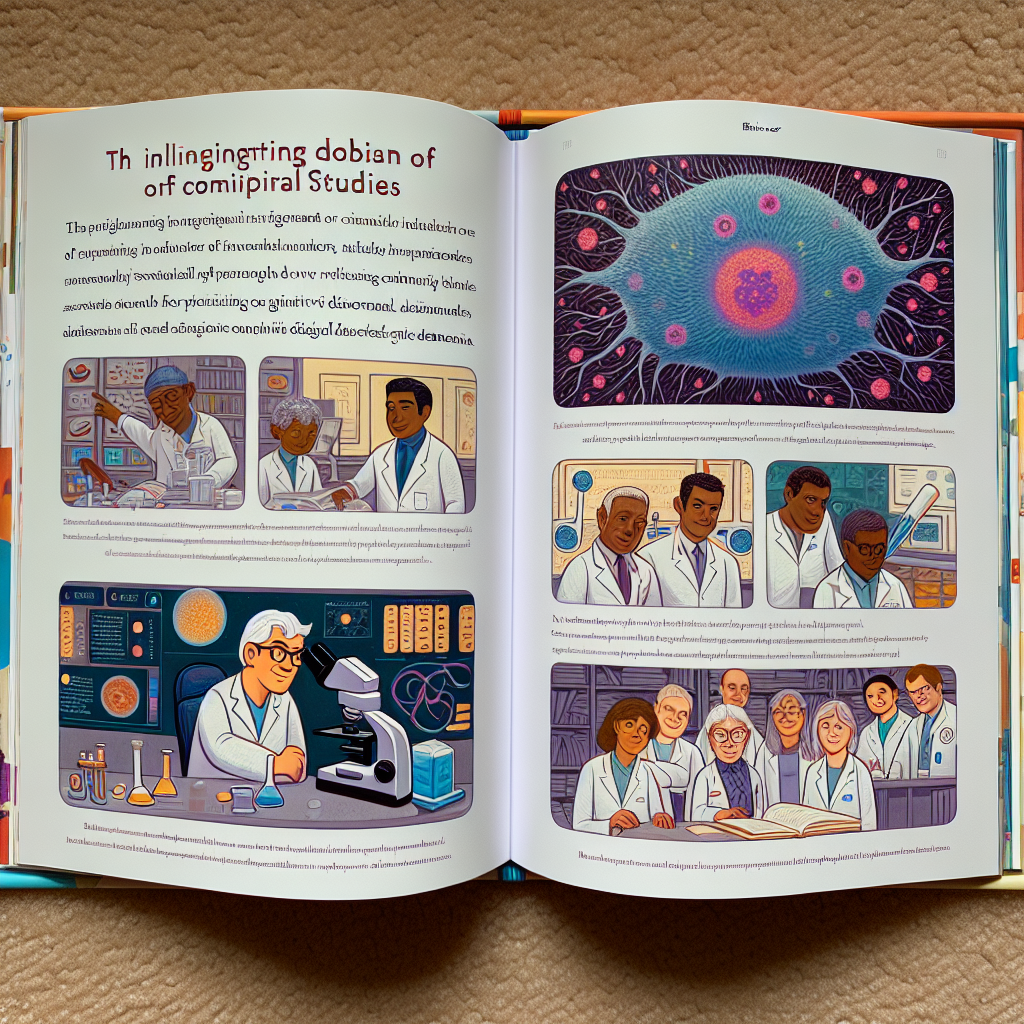 "A captivating and educational photography book for children, showcasing the fascinating world of brain research and the discovery of a groundbreaking biomarker that predicts dementia."