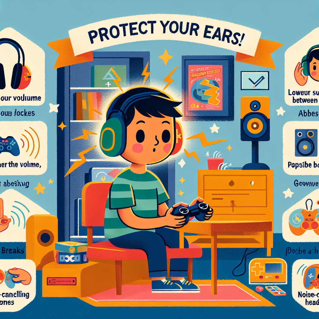 How to Protect Your Ears While Enjoying Video Games - A Snapshot Guide for Kids