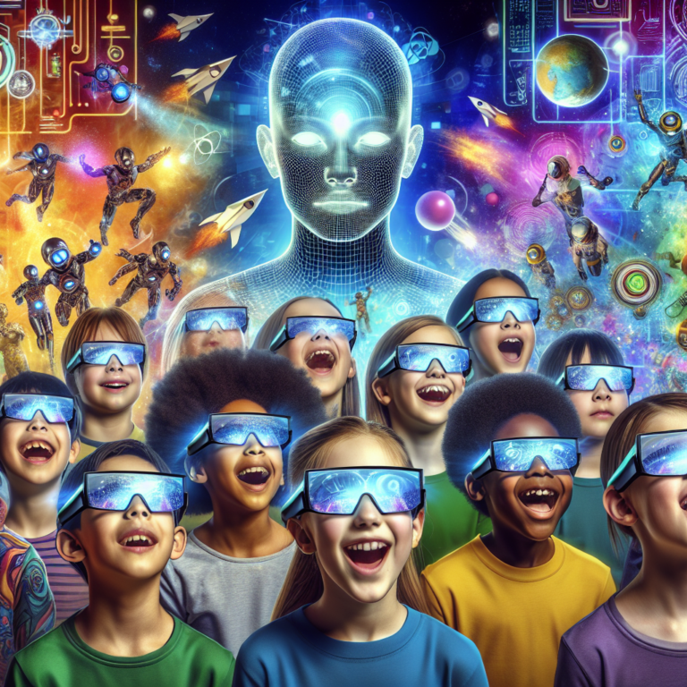 "Capturing the wonders of science through the lens, a photography for children of the Frame smart glasses unveiling a world of AI-infused superpowers!"