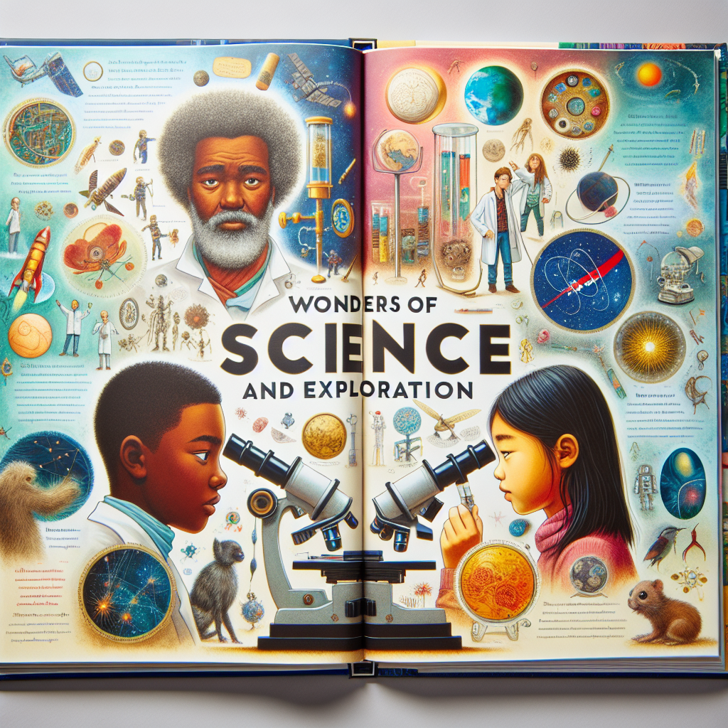 "A captivating photography book for children showcasing the wonders of science and exploration!"