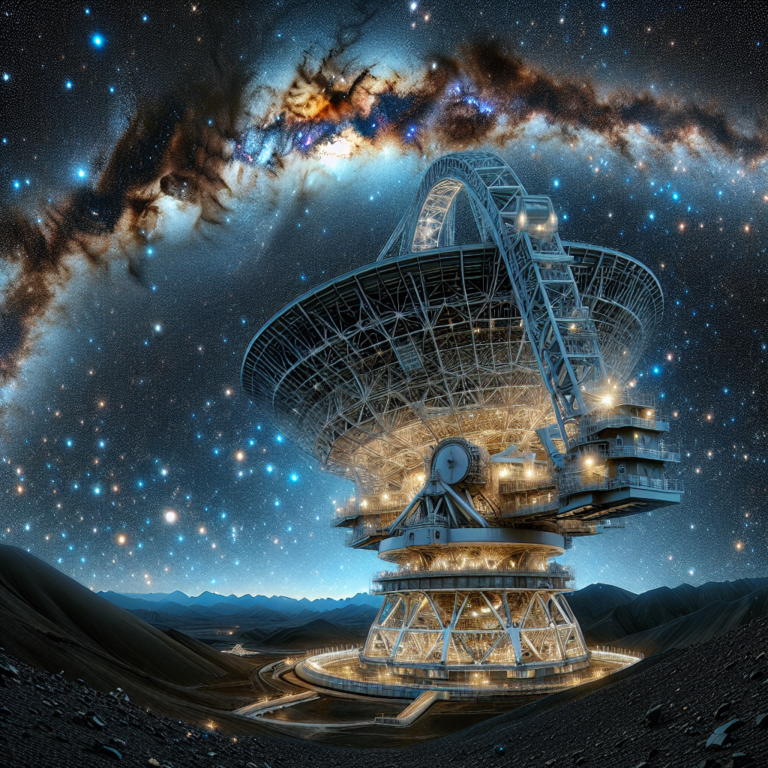 "A stunning photography for children of the breathtaking night sky captured through the lens of the world's largest telescope under construction on Earth."