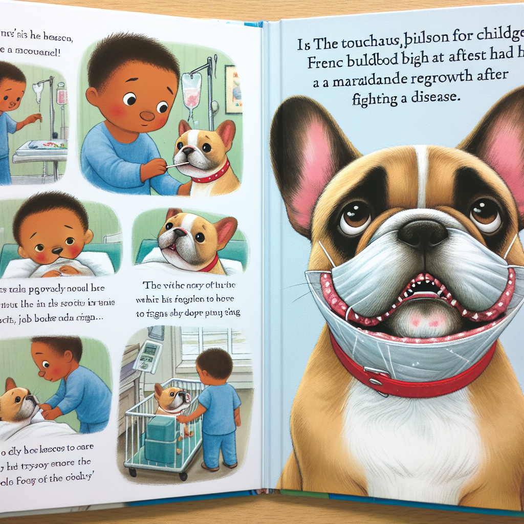 "A heartwarming photo story for children of Tyson, the brave French Bulldog with a miraculous jaw regrowth after battling cancer."
