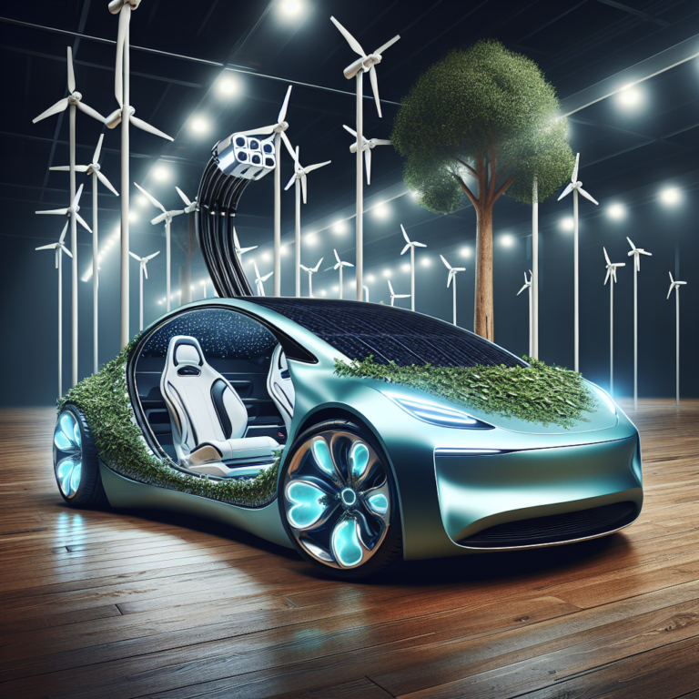 "A captivating photograph showcasing the luxurious and eco-friendly Xiaomi SU7 electric car, designed to inspire children's interest in sustainable technology."