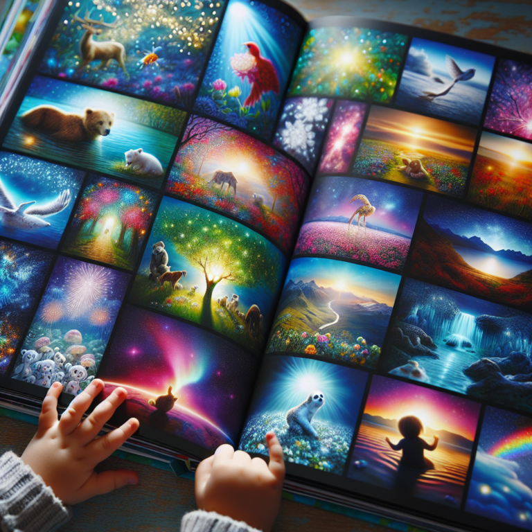 "Capturing the beauty of light: A photography book for children showcasing the wonders of the world through vibrant images."