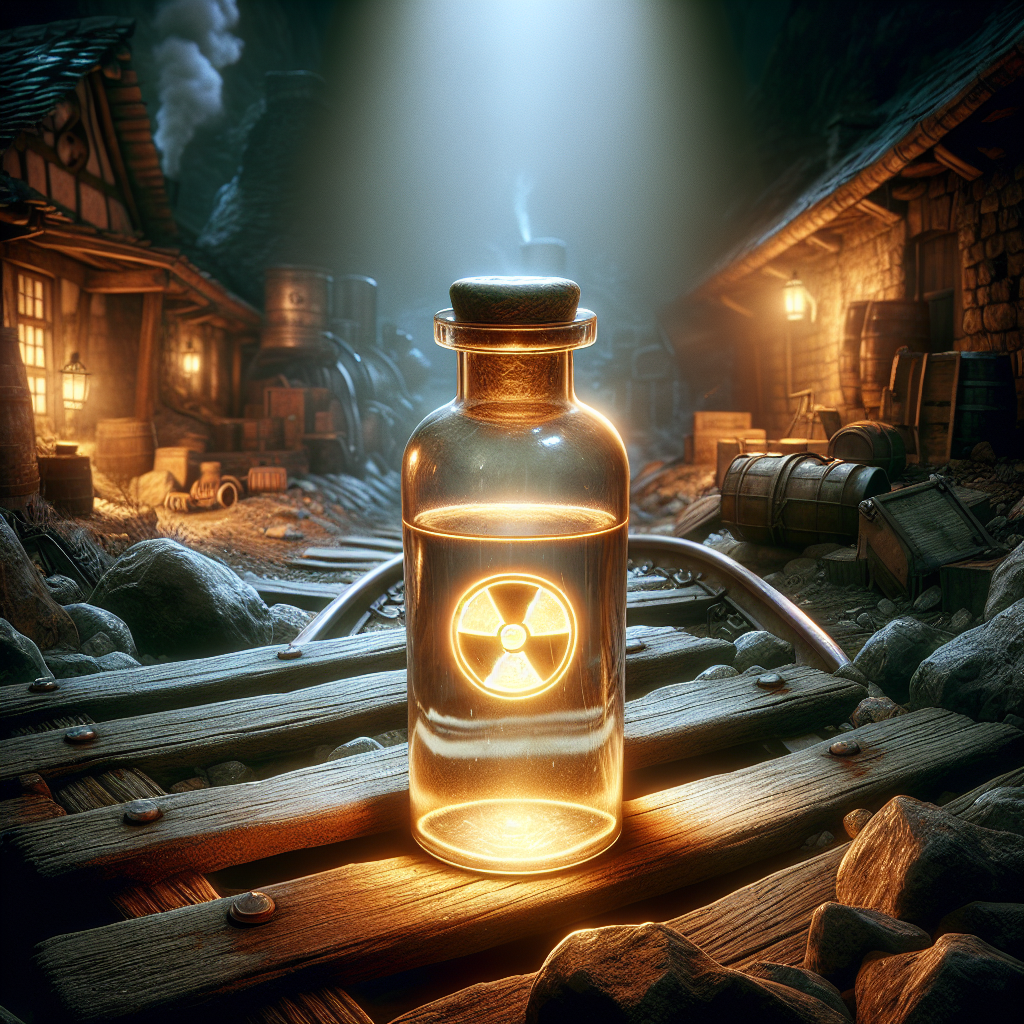 "A captivating photography for children of the mysterious radium vial discovered in Dordogne!"