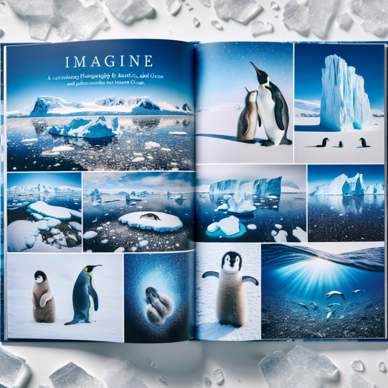 "Capture the beauty and wonder of Antarctica and its Southern Ocean through a captivating photography book designed for children."