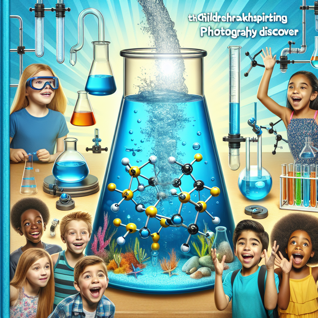 Capture the wonder of science with a captivating photography book for children, showcasing the breakthrough discovery of an efficient method to desalinate seawater!