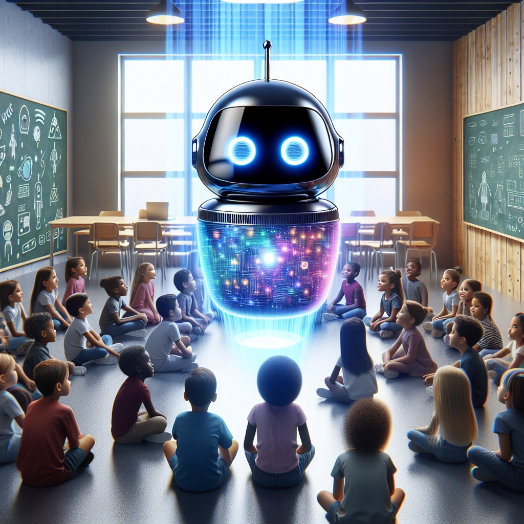 A photography for children of the groundbreaking AI innovation Sora could spark curiosity and wonder in young minds about the future of technology.