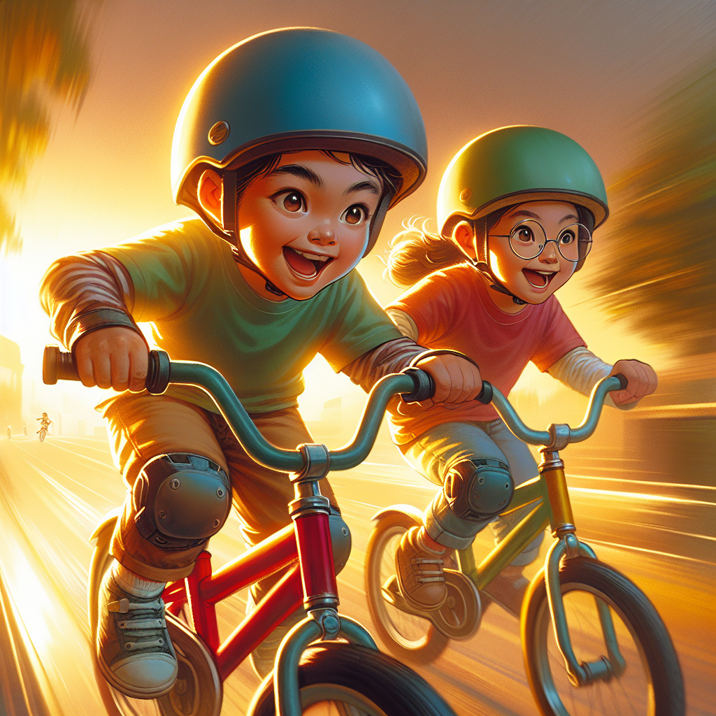 "Capture the excitement of exploring on two wheels with a photography session for children riding their new bikes!"