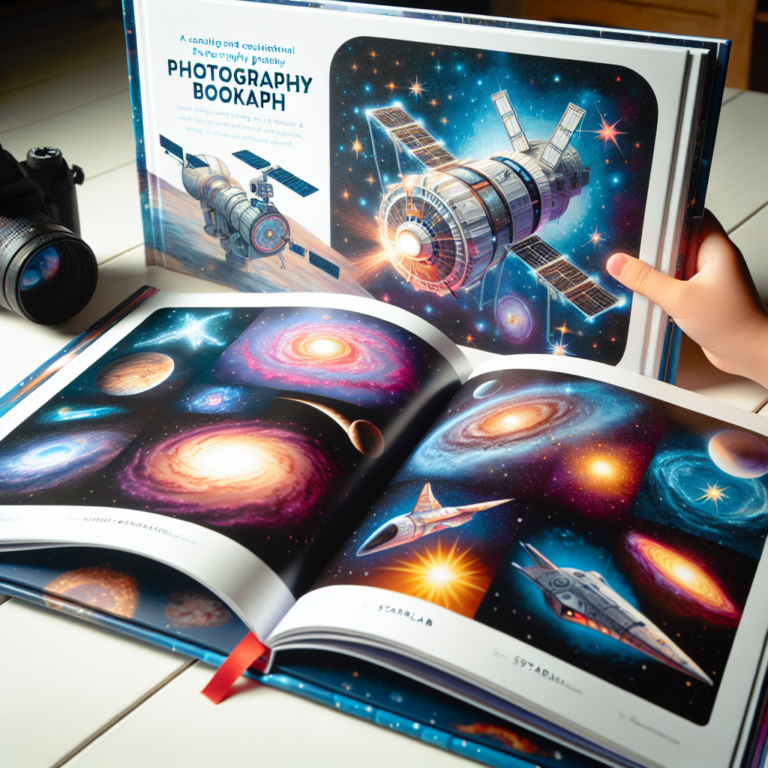 "A captivating and educational photography book for children, showcasing the remarkable journey of Starlab and the powerful Starship as they explore the wonders of space."