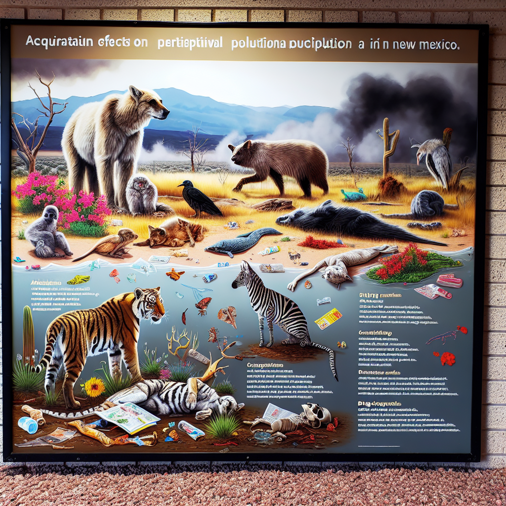 "A stunning photography for children capturing the impact of eternal pollutants on wildlife in New Mexico."