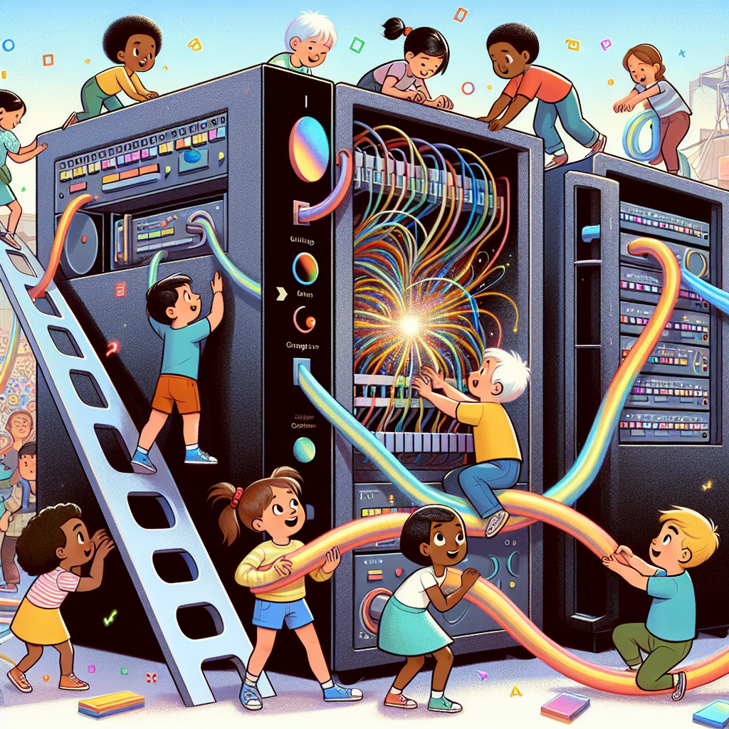 "Capture a vivid snapshot of the magical world of quantum computers for children through photography!"