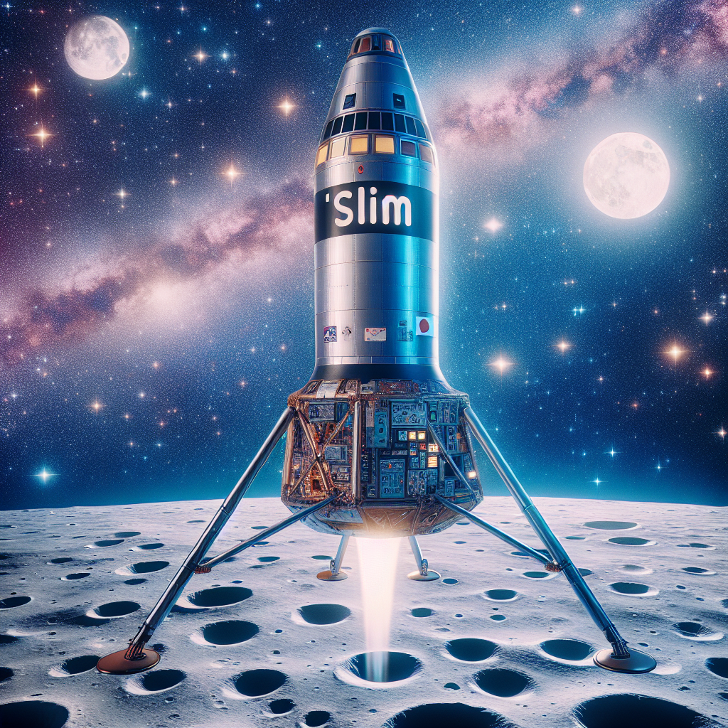 "A captivating photography for children of Slim, the Japanese spacecraft that defied gravity and conquered the moon!"