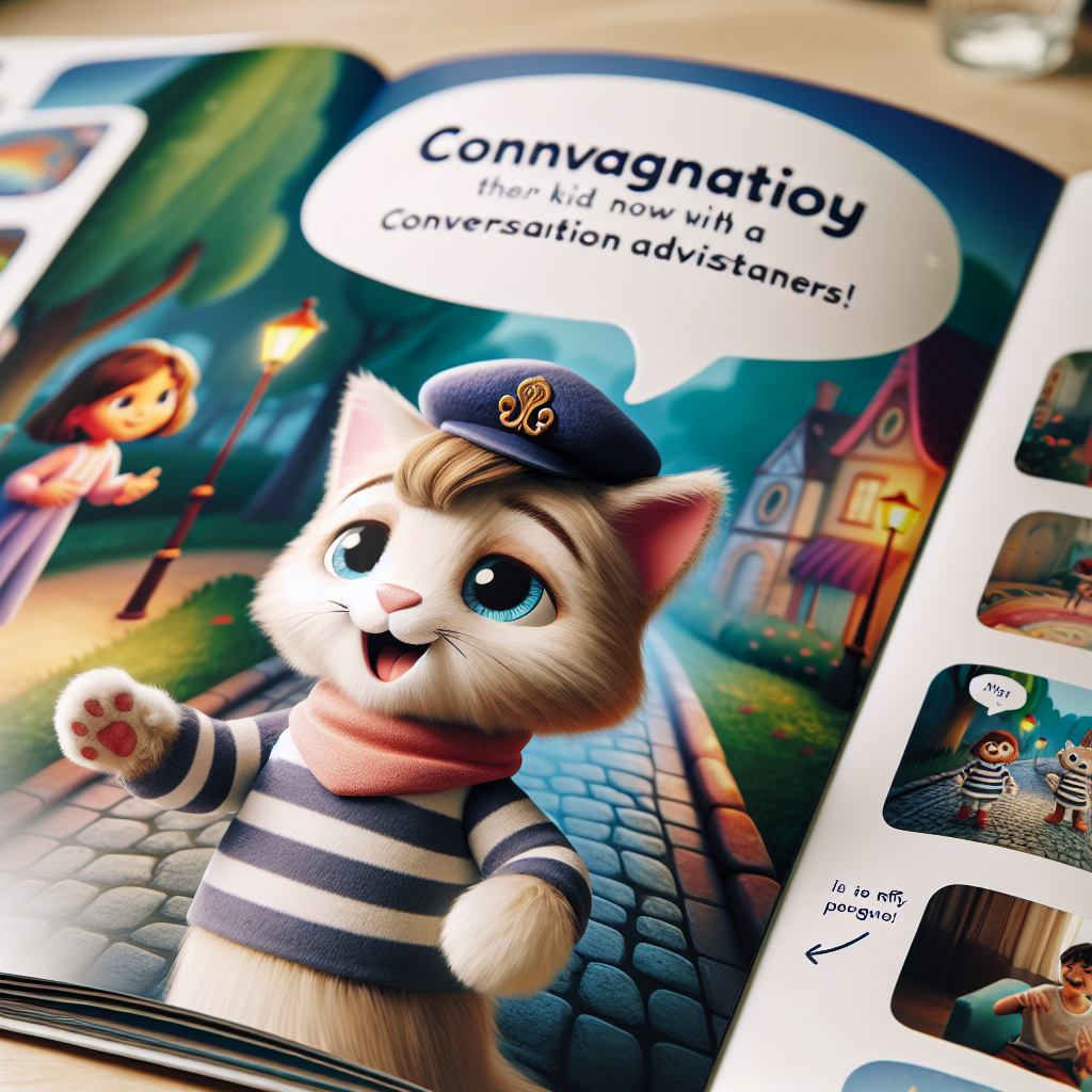 "A fun and interactive photo journey for children with Le Chat Mistral, the new French conversational assistant!"