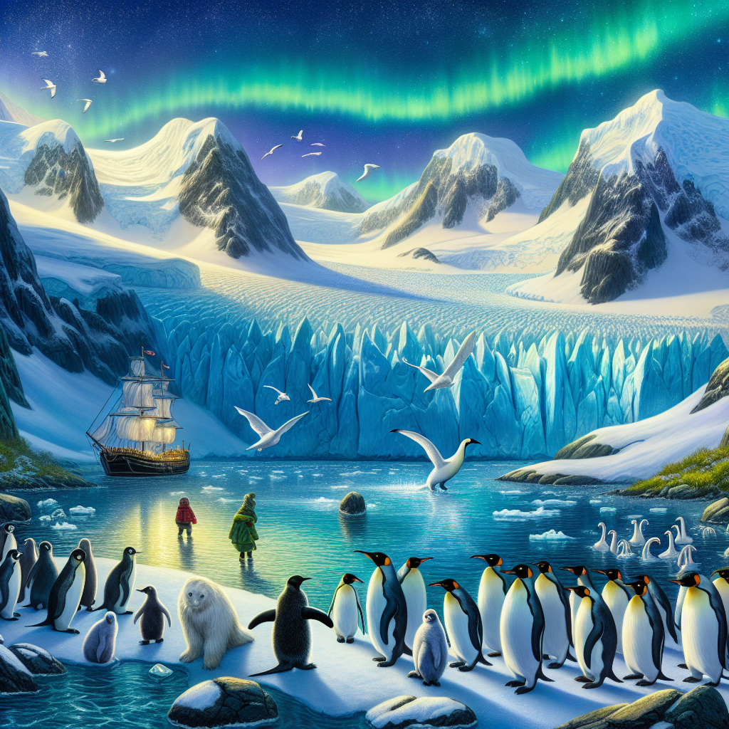"A captivating photo story for kids featuring the mysterious Thwaites Glacier in Antarctica!"