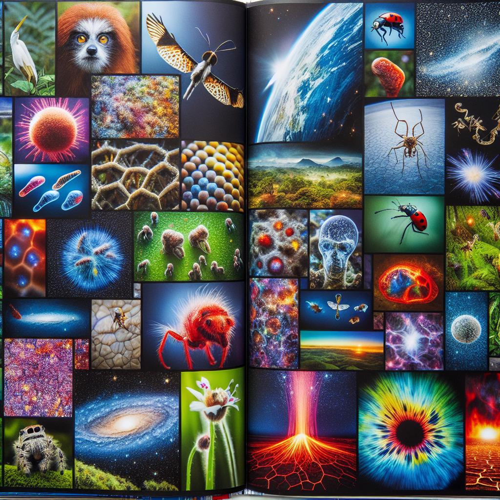 "A captivating photography book for children, filled with fascinating scientific wonders to explore and ignite their curiosity!"