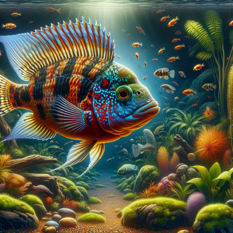 "A photography for children of the fascinating and diverse cichlid fish species found in Lake Victoria, showcasing their vibrant colors and unique behaviors."