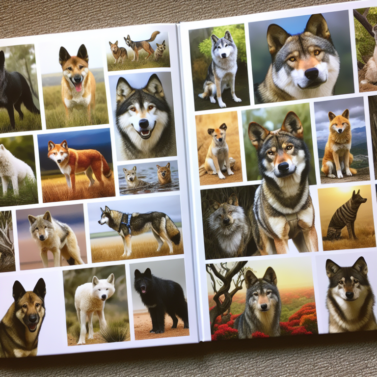 "A captivating photography book for children uncovering the fascinating world of dogs, wolves, and dingoes."