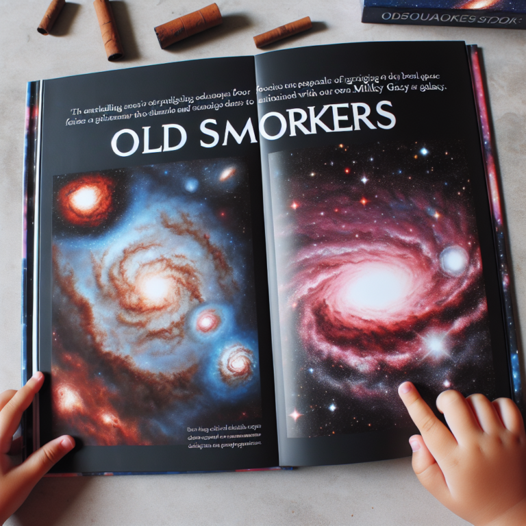 "A captivating photography book for children, showcasing the mysterious 'old smokers' found in our own Milky Way galaxy."