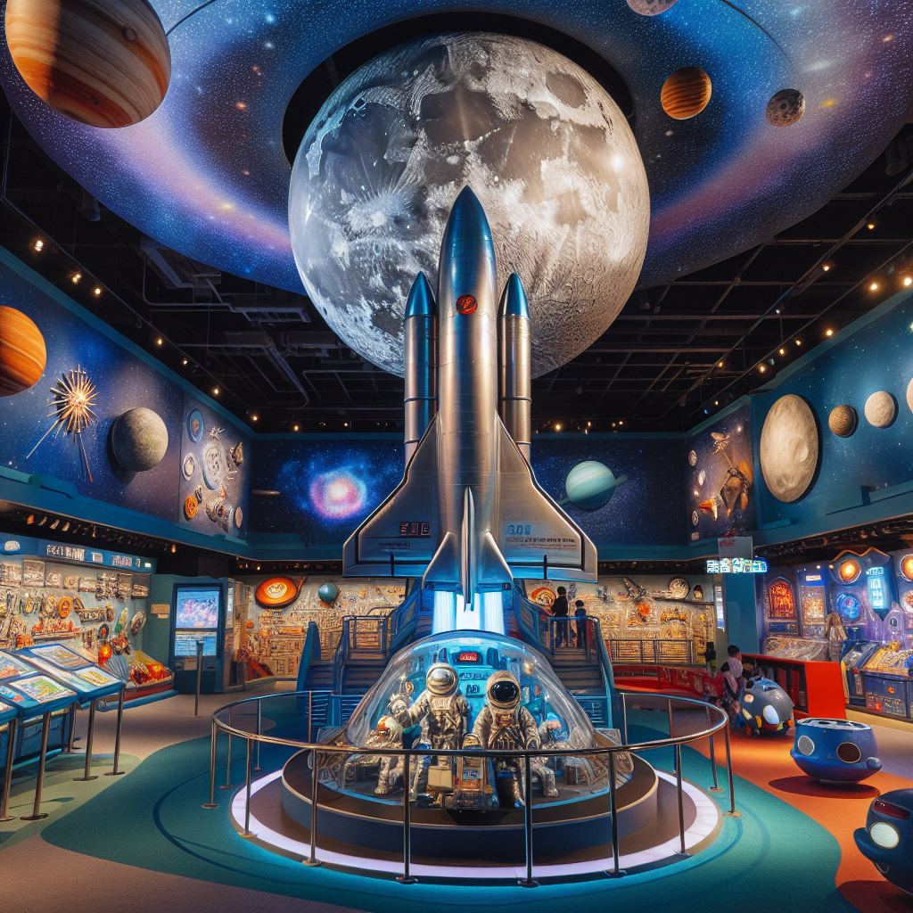 A captivating space-themed photo experience for children of all ages awaits at the Cité de l'Espace in Toulouse – are you ready for lift-off? 🚀🌕