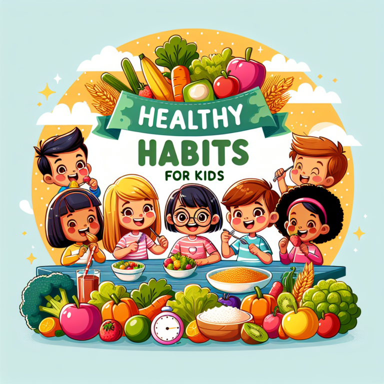 "A visual guide for kids about the importance of healthy eating habits."