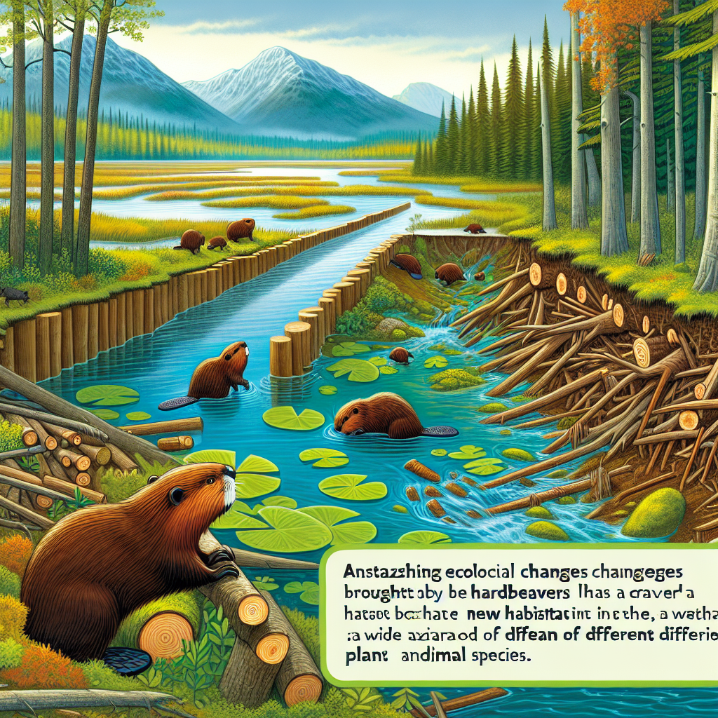"A photography for children of the incredible environmental impact of super beavers!"
