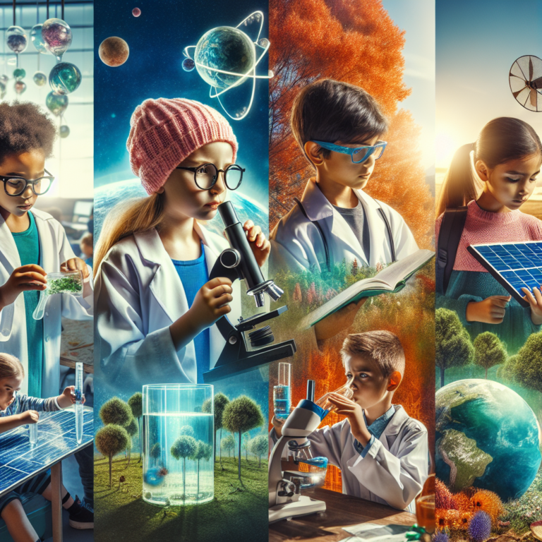A photography for children of scientists as climate superheroes working together to protect the Earth.